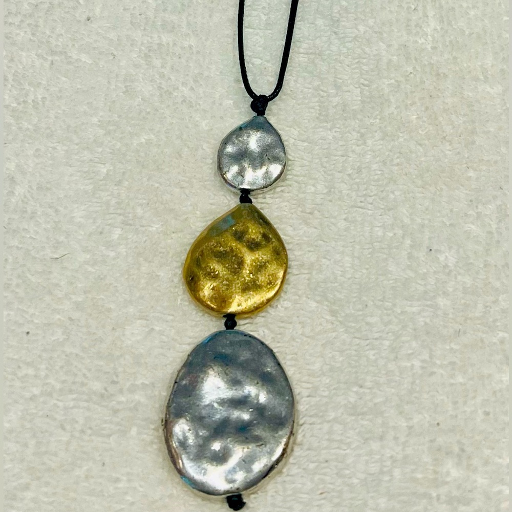 Vintage-Inspired Silver and Gold Statement Necklace